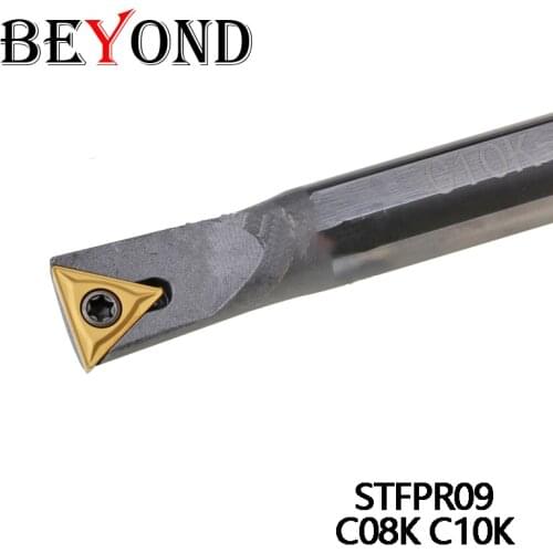 BEYOND Hard Alloy C08K C10K STFPR Carbide Tungsten Steel Internal Turning Tools Insert Hole Lathe Cutter CNC Anti-Seismic