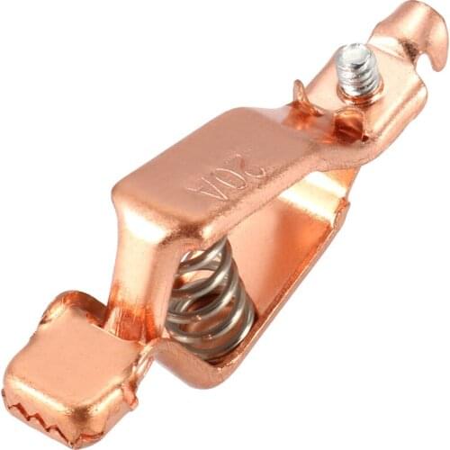 Uxcell Battery Test Clip 20 Amp Spring Clamp Replacement for Automotive Car, Copper
