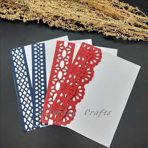 L-Sunday Crafts Die Cuts Greeting Card Lace Hollow Frame Metal Cutting Dies Scrapbooking Embossing Paper Crafts Making