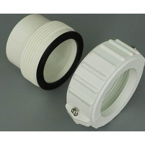 Heater tailpiece 2" inch heater adopter ,suitable to balboa,lx heater and so on,PVC 2" Spa heater Union with gasket