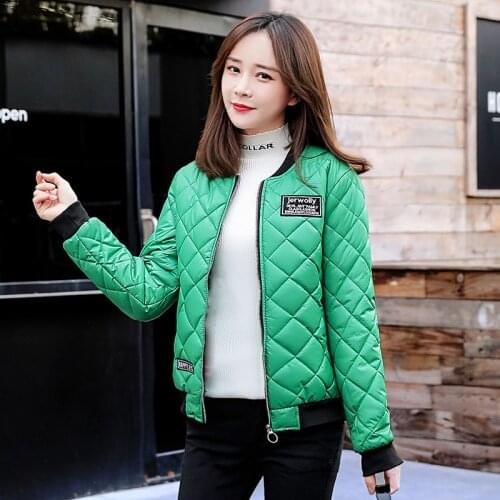 Women Winter Rhombus Lady Short Jackets Coats Loose Korean Female Casual Thick Shearling Patchwork Warm Outerwear