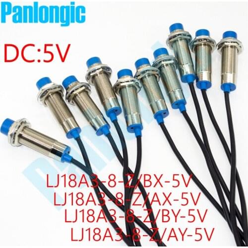 10PCS LJ18A3-8-Z/BX-5V LJ18A3-8-Z/AX-5V LJ18A3-8-Z/BY-5V LJ18A3-8-Z/AY-5V Inductive Proximity Sensor 5VDC D18mm Free Shipping