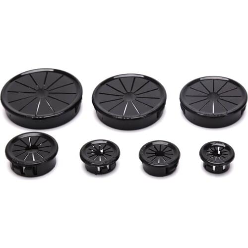 10pcs Petal Type Outlet Guard Coil Ring Coil Plastic Desk Wire Hole Cover Base Cable Outlet Port Grommet Seal Rings