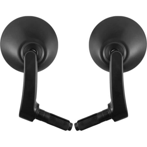 Aluminum Universal Motorcycle Handle Bar End Mirrors Custom Bobber Cafe Racer Buell Clubman For Honda Suzuki Ducati BMW Kawasaki