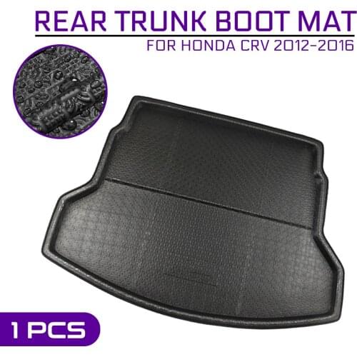 Car Floor Mat Carpet Rear Trunk Anti-mud Cover For Honda CRV 2012 2013 2014 2015 2016