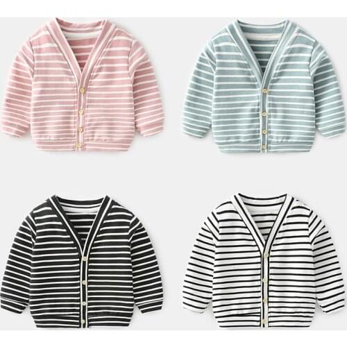 Kids Jacket Blue Little Boys Girl Coats xxx kids Atummn Sping Cotton Striped Baby Girl Winter Clothes 2 Years Female Child Coat