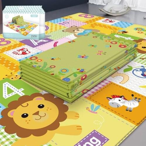 EVA Childrens Crawling Mat Double-sided Waterproof Room Decor Soft Foam Nursery Rug Carpet Large Foldable Baby Play Mat Puzzle