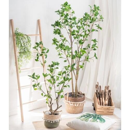 Artificial Bonsai Silk Tree,Artificial Japanese Andromeda Fake Trees & Potted Plants,Large Tall Artifical Tree,Topiary Tree