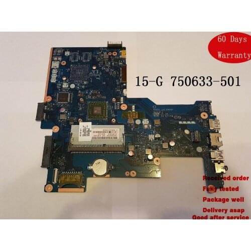 Placa Mae For HP 15-G ZSO51 LA-A996P Series 750633-501 750633-001 Laptop Motherboard all fully tested