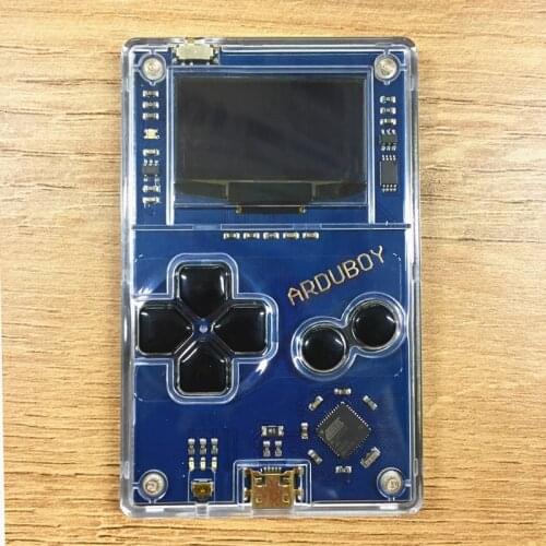Microcontrolador Arduin portátil Arduboy placa de desenvolvimento de jogos de código aberto DIY console de jogos de programação
