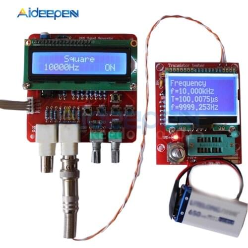 DIY KITS LCD M328 Transistor Tester LCR Diode Triode Capacitance Voltage Meter PWM Square Wave Frequency Signal Generator