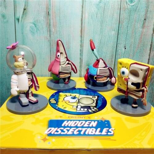 Cartoon Blind Box Master Semianatomic Organ Dissection Plastic Action Figure Children Educational Toy Doll for Kids Gift 2001