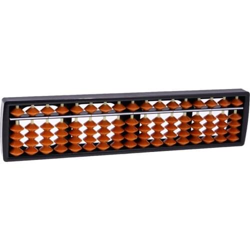 Portable 17 Rods Plastic Beads Abacus Soroban Count Number Tool Early Learning Math Toy