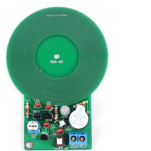 Hot Sale Simple Metal Detector for Assemble Kit DIY Electronic Soldering Practic Metal Sensor Buzzer Distance Less than 60mm