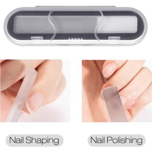 Gaodear Nano Glass Nail File Professional Sanding Polishing Cleanable Shiny Grinding Buffer Art Manicure Tool