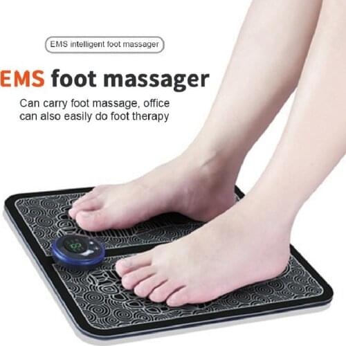 Usb Charging Electric Intelligent Foot Massage Pulse Acupuncture Improve Blood Circulation Relieve Ache Pain Health Care