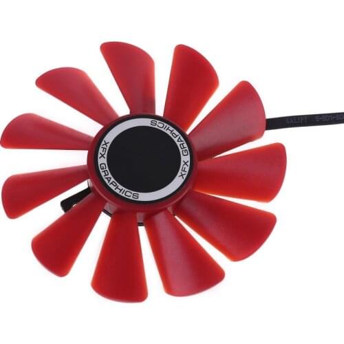 2pcs 85mm RX-570-RS RX-580-RS FD10U12S9-C Fan for XFX RX470 RX570 RS RX580 RS