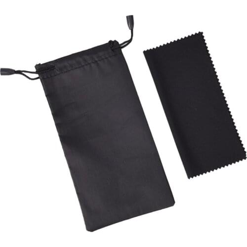 2Pcs/lot Soft Cloth Sunglasses Bag Microfiber Dust Waterproof Storage Pouch Glasses Carry Bag Portable Eyewear Case Container