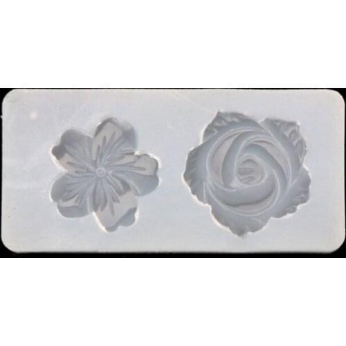 3D Flower Silicone Mold for Nail Art Decor Template Expory Resin Jewelry Making MXME