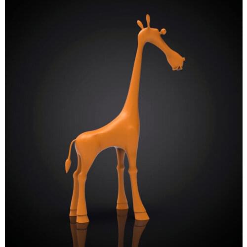3D model for cnc or 3D printers in STL file format Giraffe