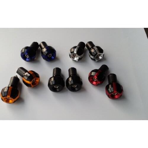 7/8" CNC Motorcycle Handlebar Aluminum Grips Bar End Plug for Honda Kawasaki Suzuki Yamaha Ducati Aprilia Sport Bike Street