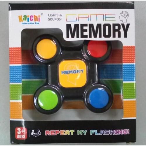 Free Shipping plastic educational creativity memory game toy with lights and sounds quiz game