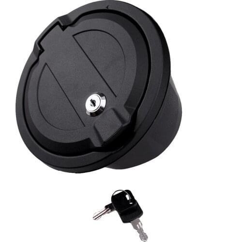 ABS Black Car Exterior Anti-theft Locking Gas Fuel Tank Cap Cover Lid Fit For Jeep Wrangler JL JLU 2018 2019 2020 2021