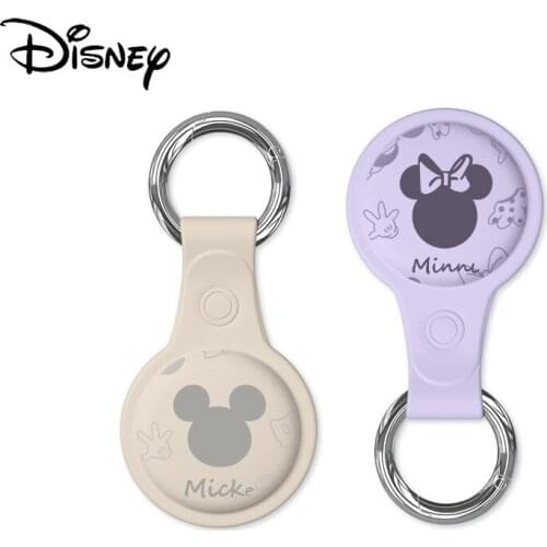 Disney Mickey Minnie for AirTag anti-lost device iphone collar positioning tracker key tags buckle hanging collar