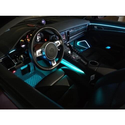 For Porsche panamera 2017-2020 64-color LED light central audio ambient light dashboard audio cover