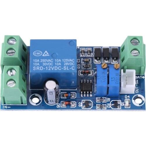 Hot Sale 12V Undervoltage Control Storage Battery Protection Board Undervoltage Automatically Turn On/Off Controller Module