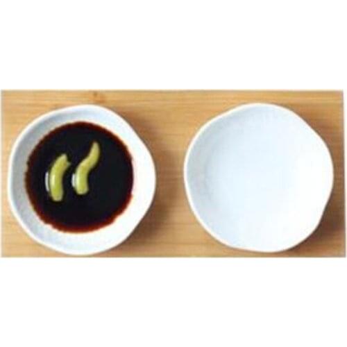 Ceramic Afternoon Tea Snacks Plate Fruit Plate Candy Dish Seasoning Vinegar Dish Dried Fruit Dessert Dish Dishes