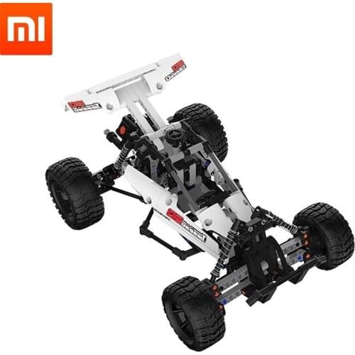 Xiaomi Mijia Mitu Building Blocks Robot Desert Racing Car Ackermann Steering Cylinder piston linkage DIY Educational Toys
