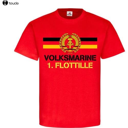 Hot Sell 2019 Fashion Volksmarine 1 Flotilla NVA DDR National Army East Germany T Shirt O-Neck T Shirt