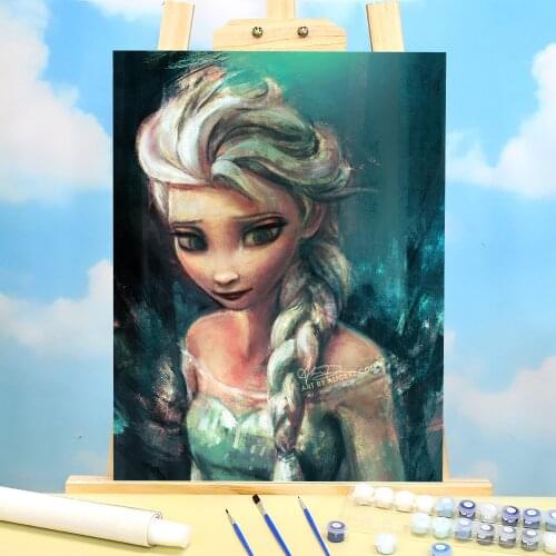 Portrait The Storm Inside Coloring By Numbers Painting Package Oil Paints 40*50 Canvas Pictures Handmade Kids Wall Drawing