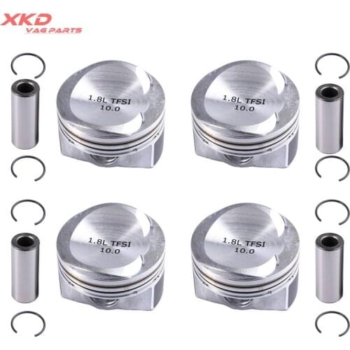 STD 82.5mm 4X Pistons Set Fit For Bee-tle Golf MK7 Je-tta Passat CC 1.8TFSI EA888 06L 107 065 B 06H 107 065 CP/BS/BK/DL/DF