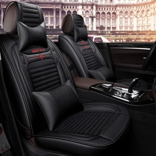 New 5Seats( Front+Rear)car-styling Car seat cover For Benz Audi BMW Toyota Honda CRV SUV Ford car accessories Luxury leather