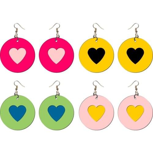 New Earrings Wooden Die Scrapbooking C404-4 Cutting Dies Multiple Sizes Compatible With Most Die Cutting Machines