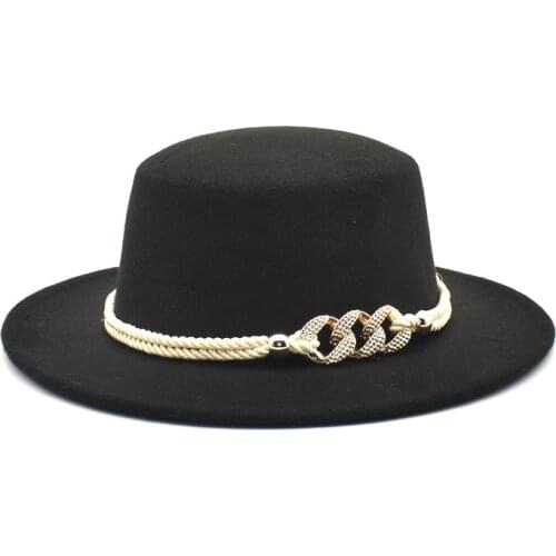 Classic Fedora Hat Two Tone Flat Top Hat with Band Wide Brim Hat Patchwork Colors Panama Hat Gangster Cuban Jazz