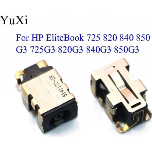 YuXi DC Power Jack for HP EliteBook 725 820 840 850 G3 725G3 820G3 840G3 850G3 DC Connector Laptop Socket Power Replacement