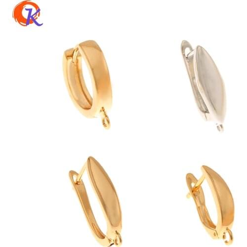 Cordial Design 40Pcs Earring Findings/Jewelry Accessories/DIY Jewelry Making/Genuine Gold Plating/Hand Made/Earrings Hooks