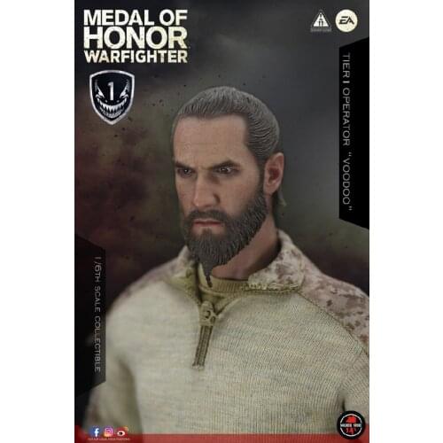 In Stock 1/6 Scale Male Soldier Figure SS106 Medal Of Honor Navy SEAL Tier One Operator Voodo Action Figure Model for Fans Gifts