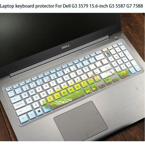 Laptop keyboard protector For Dell G3 3579 15.6-inch G5 5587 G7 7588 Notebook Keyboard Cover Protector Dustproof and Waterproof