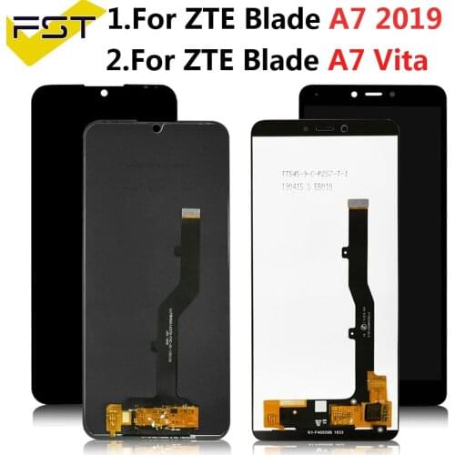 For ZTE Blade A7 Vita / A7 2019 LCD Display+Touch Screen Digitizer Assembly For ZTE Blade A4 A0722 Mobile Phone Spare Part+Tools
