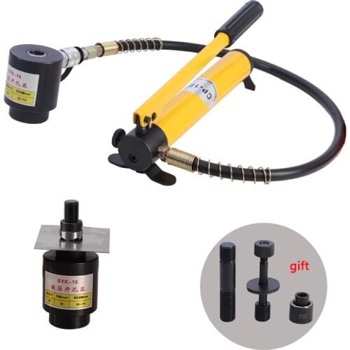 1 Set of CP-180 Manual Hydraulic Pump SYK-15 Hydraulic Hole Opener