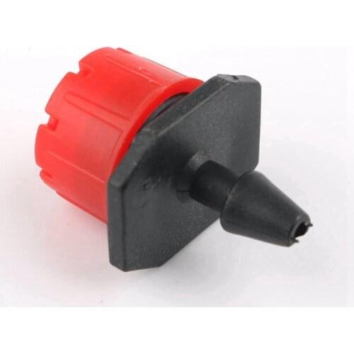 20pcs Adjustable 8 Holes Scattering Spray Red Nozzle Garden Irrigation Accessories Misting Micro Flow Dripper Drip Irrigation
