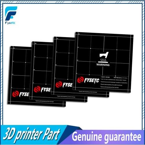 5pcs Heat Hot Bed Sticker Coordinate Printed 220x220mm Surface Build Sheet Plate For Anet A6 A8 Tarantula Ender 5 3D Printer