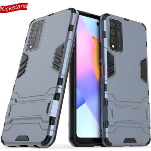 Armor Case For Honor X10 Max 5G V30 Pro 30S 20 Lite 10 8X Max 9A 9S Play 4T Cover PC TPU Shell Kickstand Protect Phone Bag Coque