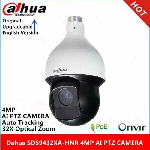 Dahua SD59432XA-HNR 4MP PTZ Starlight camera 32X optical zoom IR150M auto tracking AI Network Speed Dome Camera