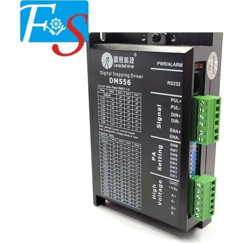 Leadshine 2-phase Digital Stepper Motor Driver DM556 For NEMA 17 23 34 Series Stepper Motor CNC machine 3d printer