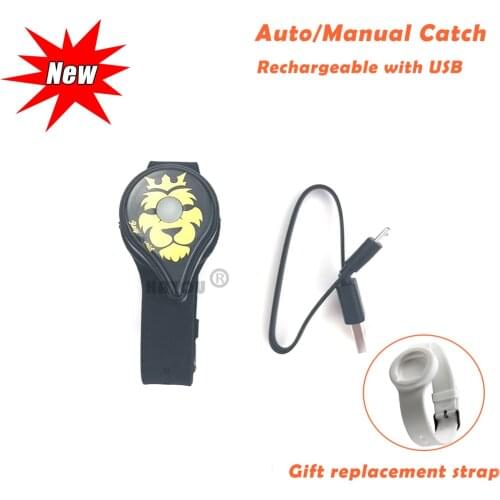 Dropshipping Auto Catch Bracelet for Pokemon Go Plus Smart Wristband Support Bluetooth Rechargeable Bracelet for Android IOS